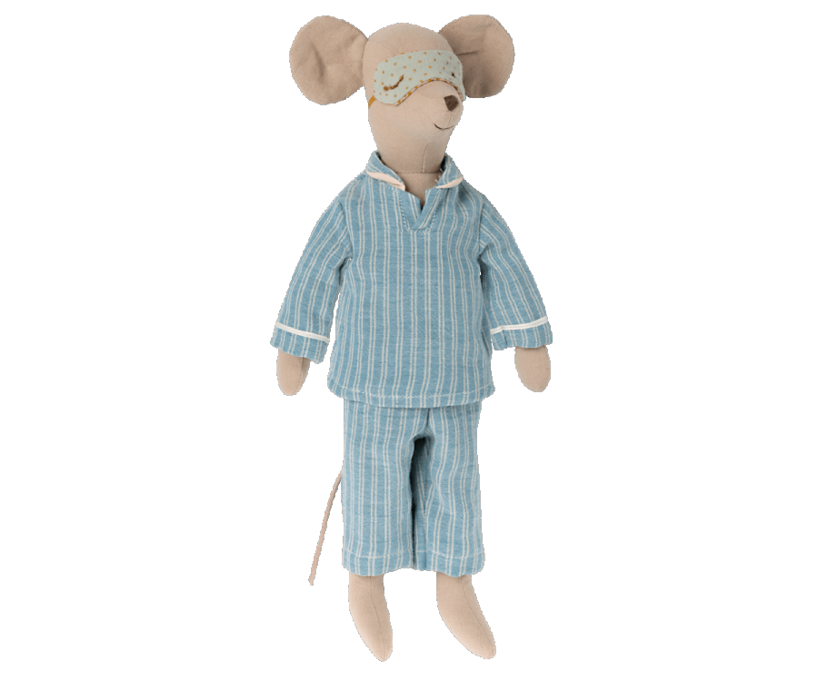 Medium Maus mit Pyjama